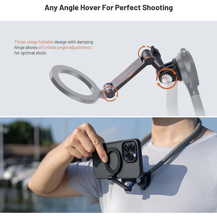 Soporte Magnético PGYTECH de Cuello CapLock para Smartphone 7