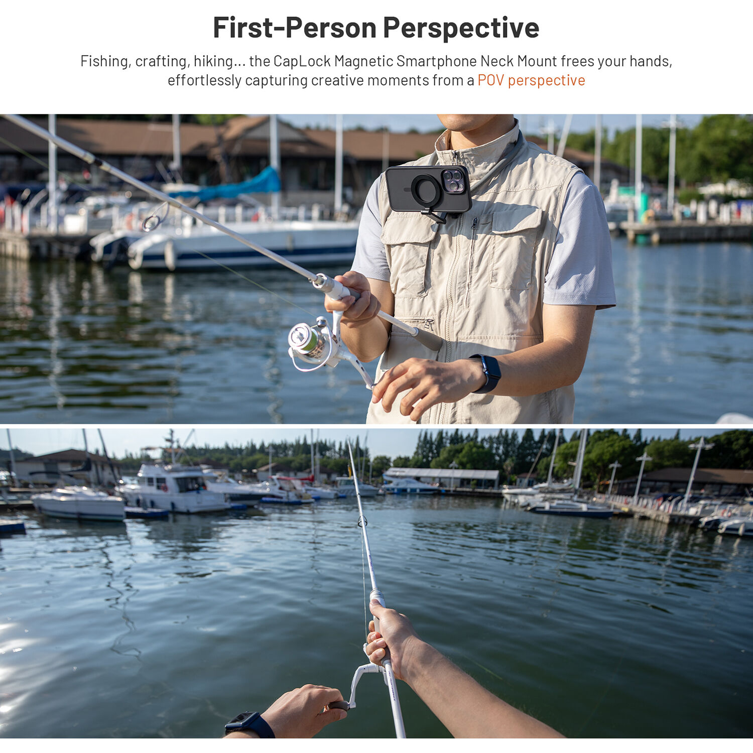 Soporte Magnético PGYTECH de Cuello CapLock para Smartphone 4