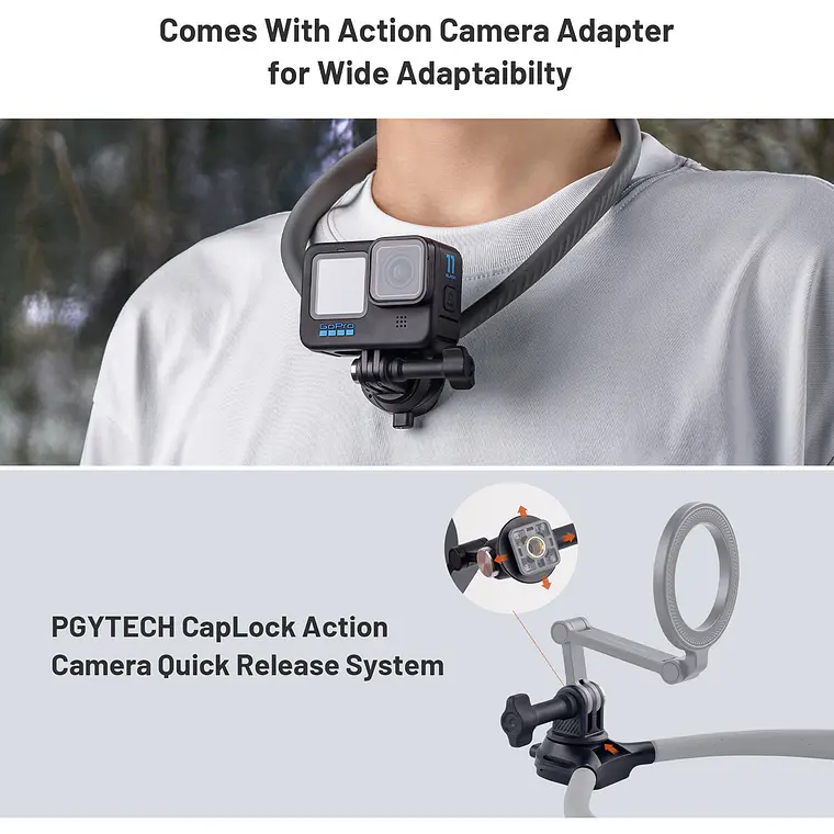 Soporte Magnético PGYTECH de Cuello CapLock para Smartphone 10