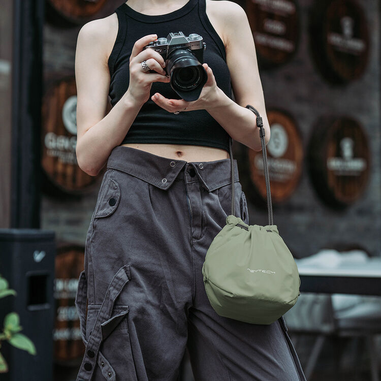 Bolso PGYTECH OneGo Drawstring - Verde Forestal 6