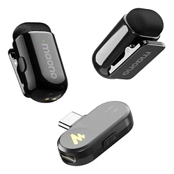Microfono Lavalier Maono Wave T1 Mini Doble USB-C