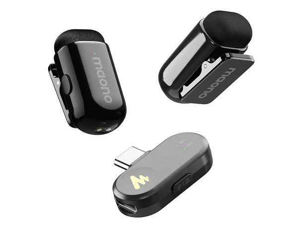 Microfono Lavalier Maono Wave T1 Mini Doble USB-C
