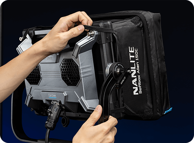 Softbox Nanlite con Grilla para Alien 150C 2