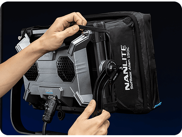 Softbox Nanlite con Grilla para Alien 150C