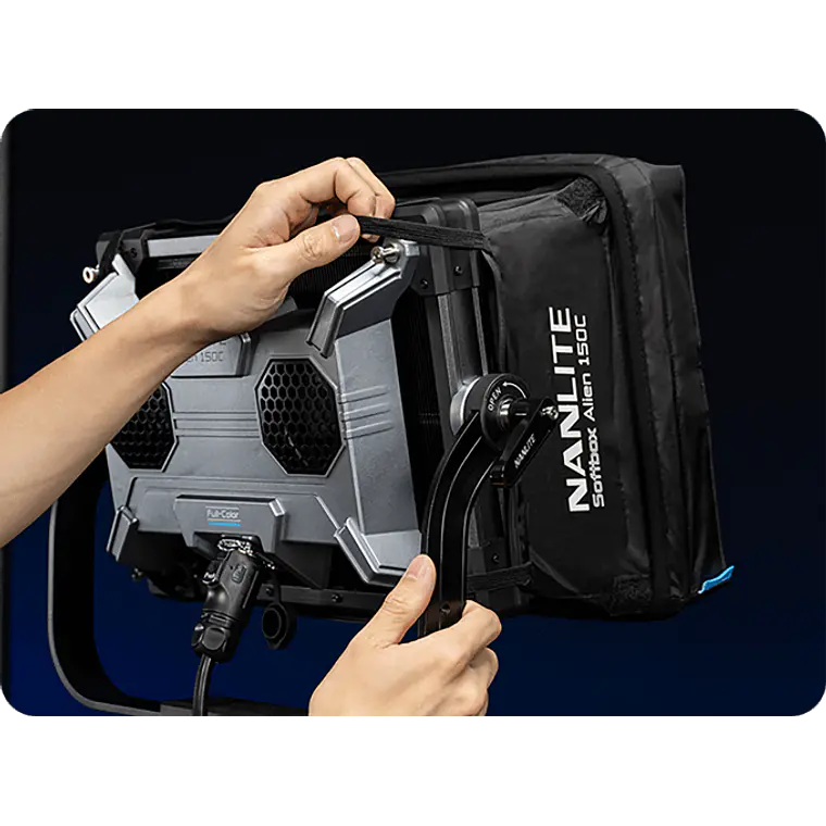 Softbox Nanlite con Grilla para Alien 150C 2