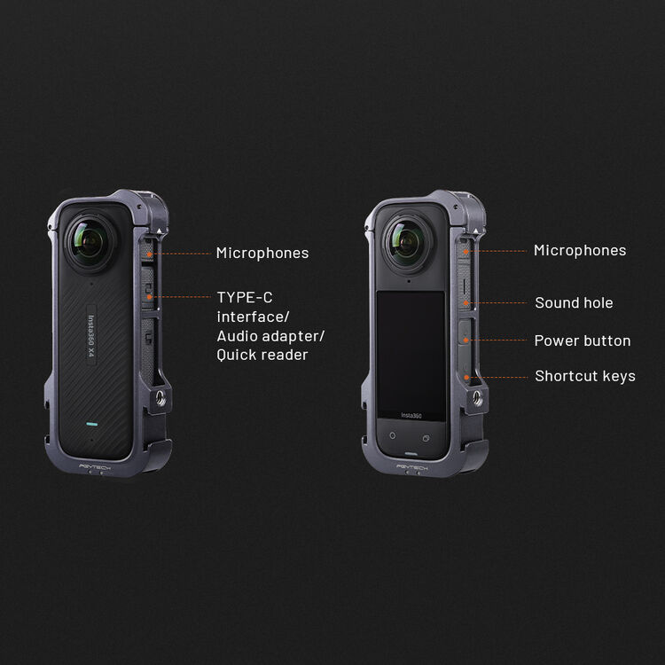 Jaula PGYTECH para Insta360 X4 5