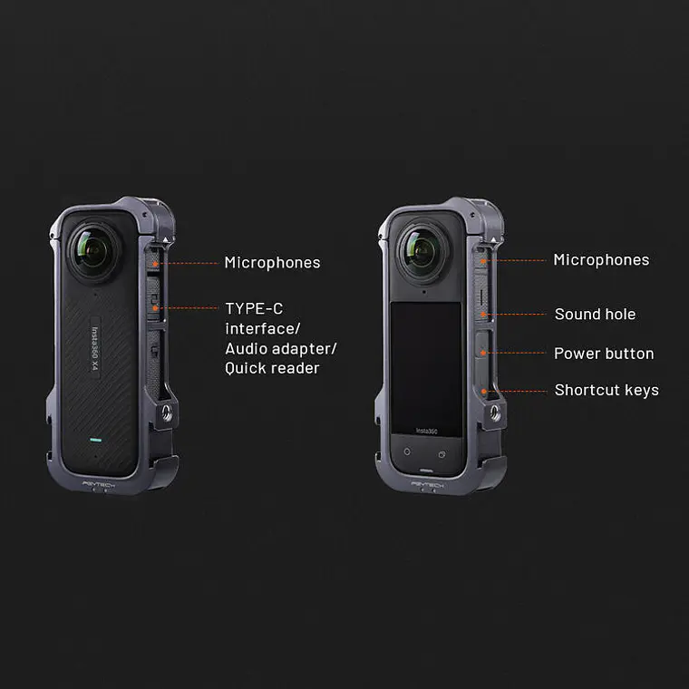 Jaula PGYTECH para Insta360 X4 5