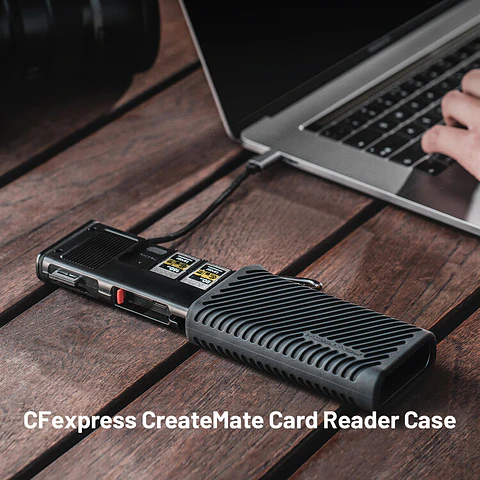 Lector PGYTECH CreateMate para CFexpress B y SD - Negro
