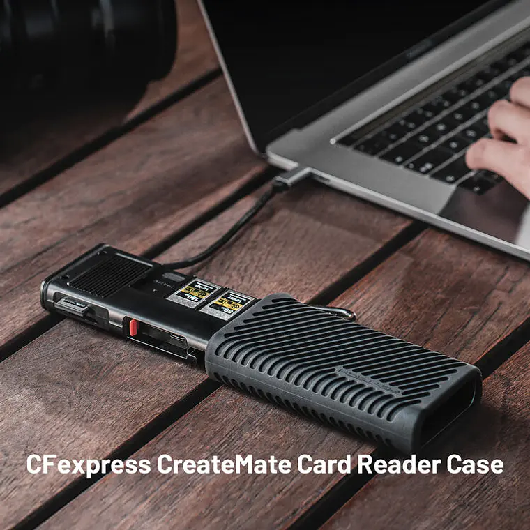 Lector PGYTECH CreateMate para CFexpress B y SD - Negro 2
