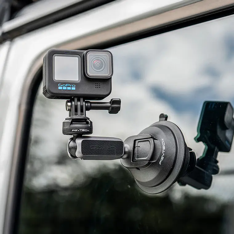 Ventosa PGYTECH Action Camera con Cabezal de Bola CapLock 6