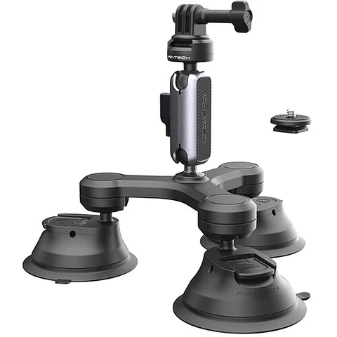 Ventosa Triple PGYTECH con Cabezal de Bola CapLock Prong