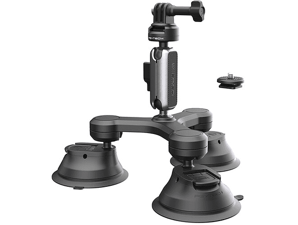 Ventosa Triple PGYTECH con Cabezal de Bola CapLock Prong