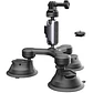 Ventosa Triple PGYTECH con Cabezal de Bola CapLock Prong - Miniatura 1