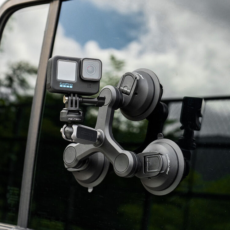 Ventosa Triple PGYTECH con Cabezal de Bola CapLock Prong 2