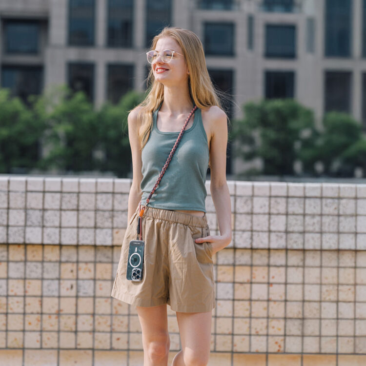 Correa Trenzada PGYTECH LinkGo para Smartphone - Rosa Coral 2