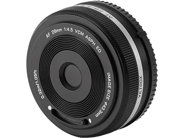 Lente Viltrox AF 28mm f/4.5 FE con montura Sony E