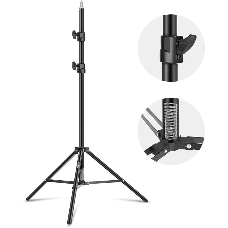 Pie de flash Neewer St-200cm Para Fotografía Negro 3