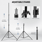 Kit de Luz Led Neewer NW48 II de 48 W con Control Remoto  8