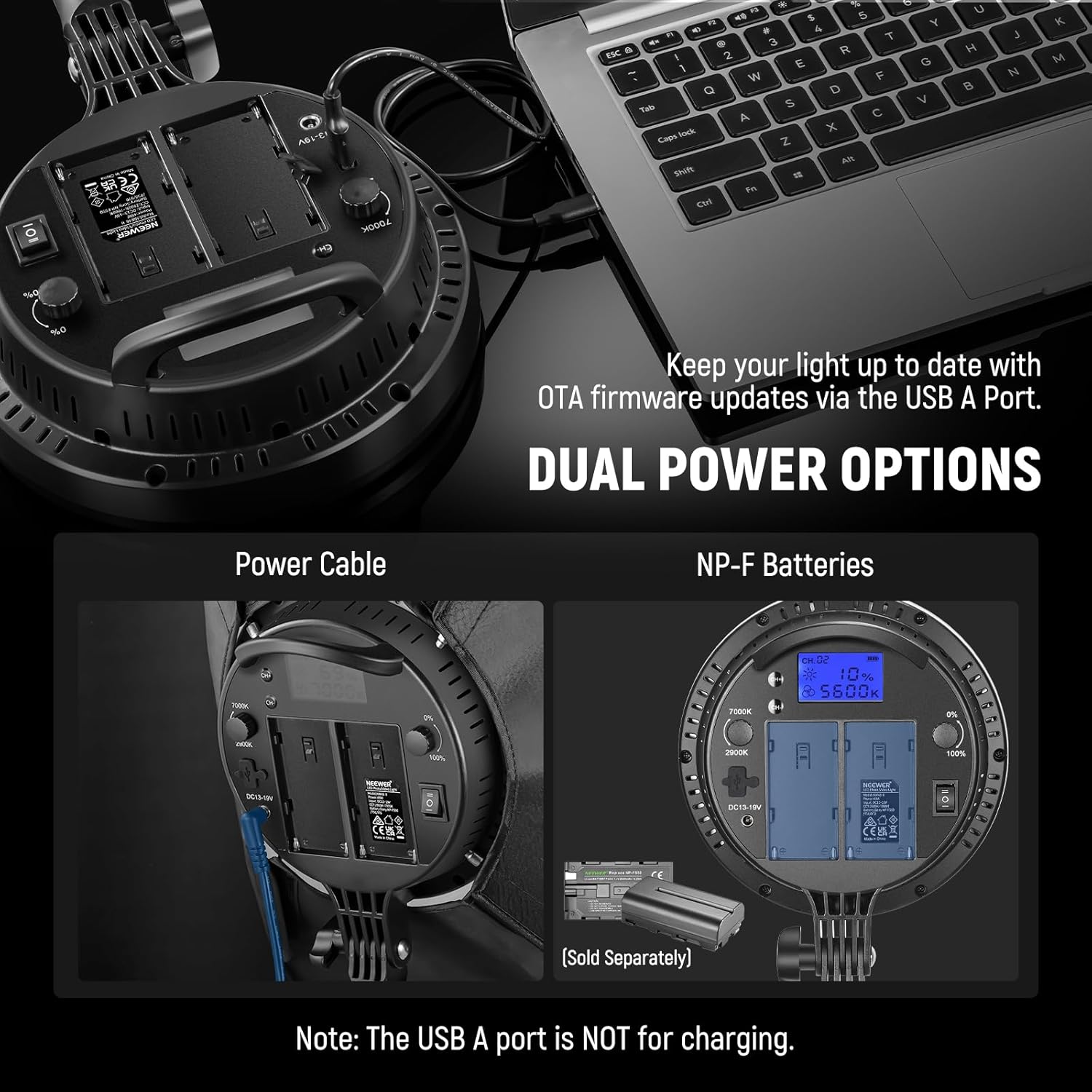 Kit de Luz Led Neewer NW48 II de 48 W con Control Remoto  6