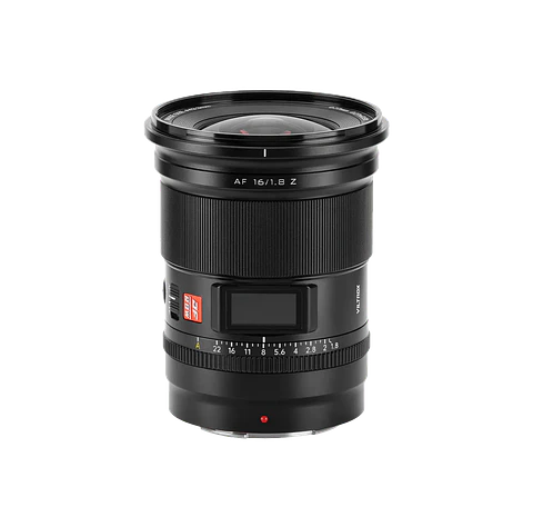Lente Viltrox AF 16mm f/1.8 Z con montura Nikon Z