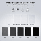 Filtro K&F Concept ND64 para Matte Box de 4x5,65