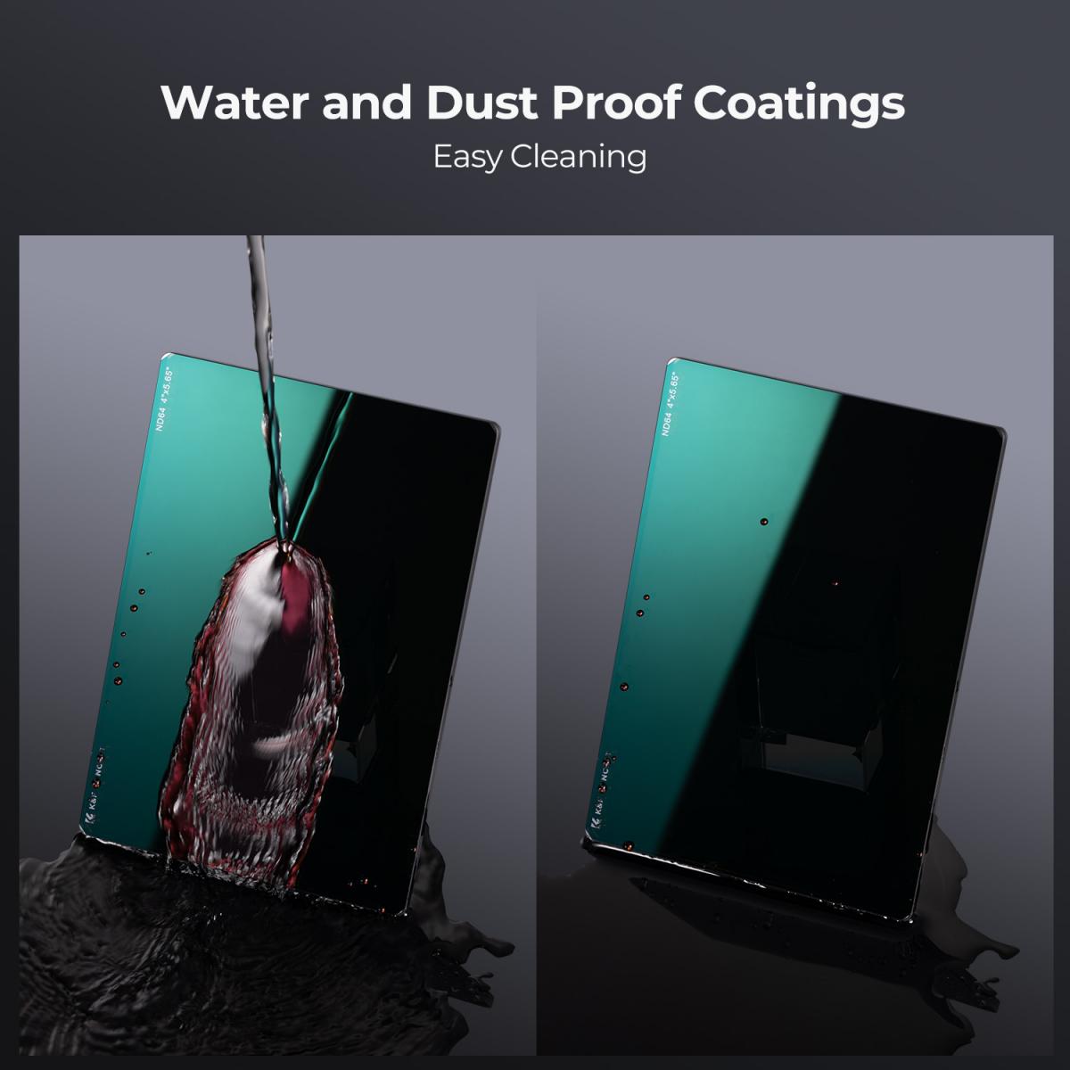 Filtro K&F Concept ND64 para Matte Box de 4x5,65