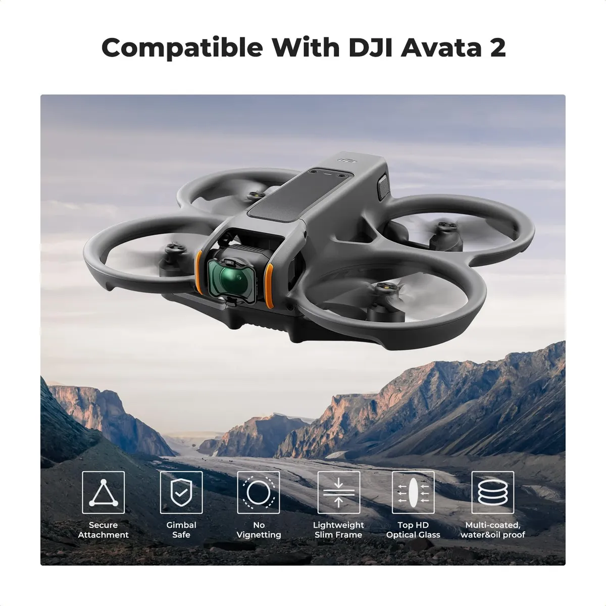 Kit de Filtros K&F Concept ND/UV/CPL para DJI Avata 2 2