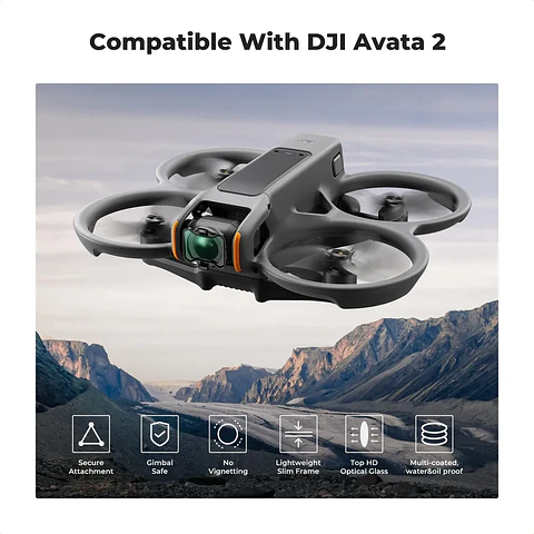 Kit de Filtros K&F Concept ND/UV/CPL para DJI Avata 2