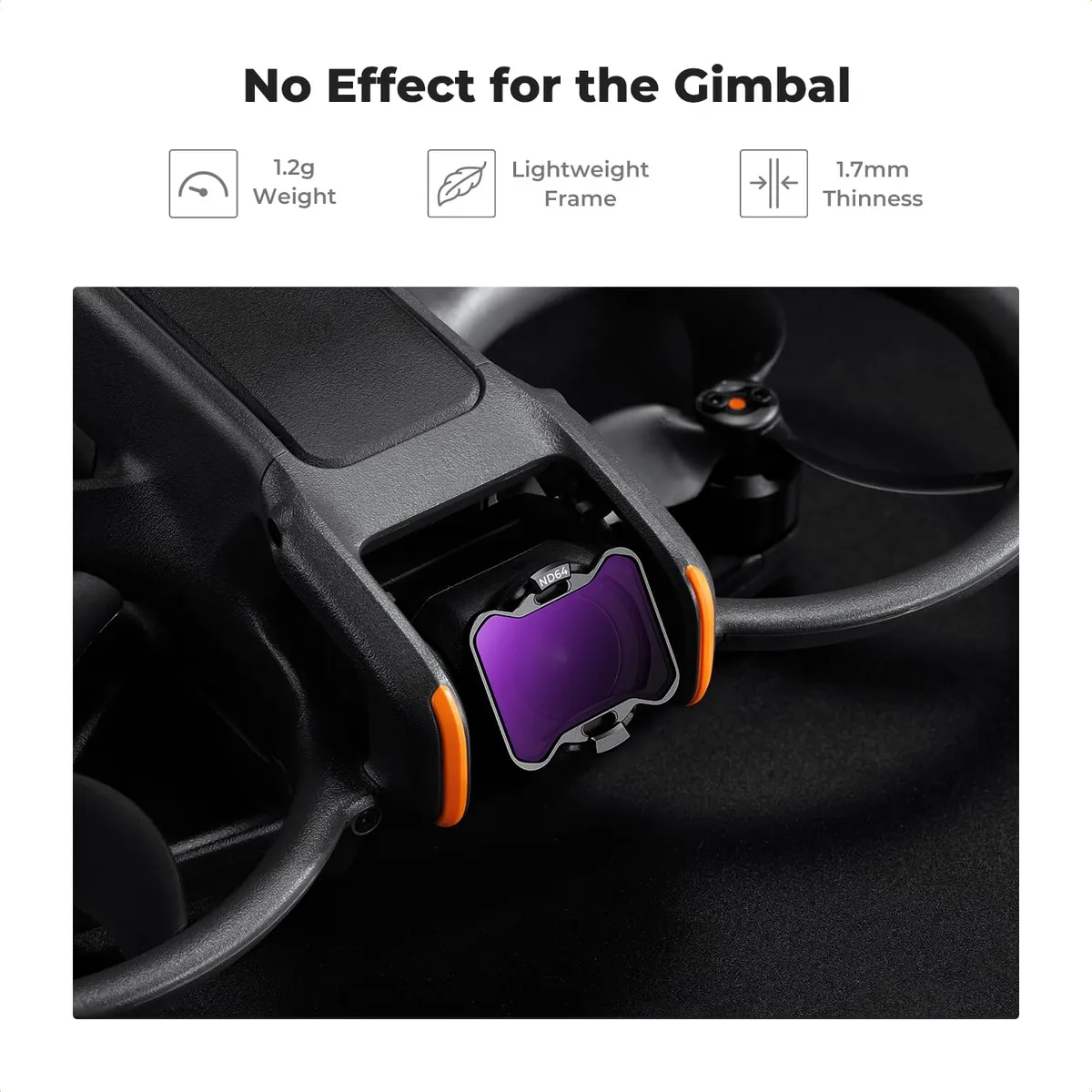 Kit de Filtros K&F Concept ND/UV/CPL para DJI Avata 2 6