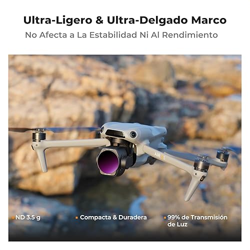Kit de Filtros ND+PL K&F Concept Nano-X para DJI Air 3S 6