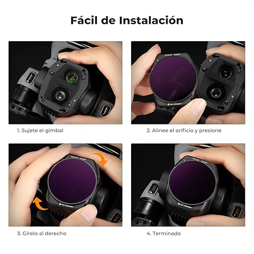 Kit de Filtros ND+PL K&F Concept Nano-X para DJI Air 3S 7