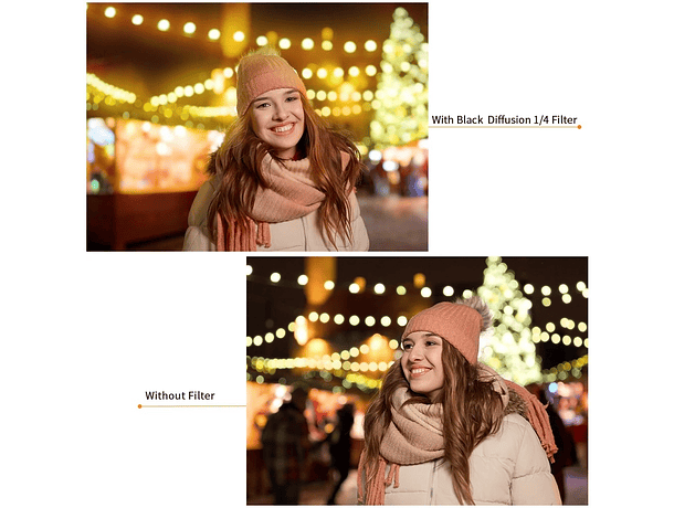 Filtro Black Mist 1/8 K&F Concept Nano-A de 77 mm