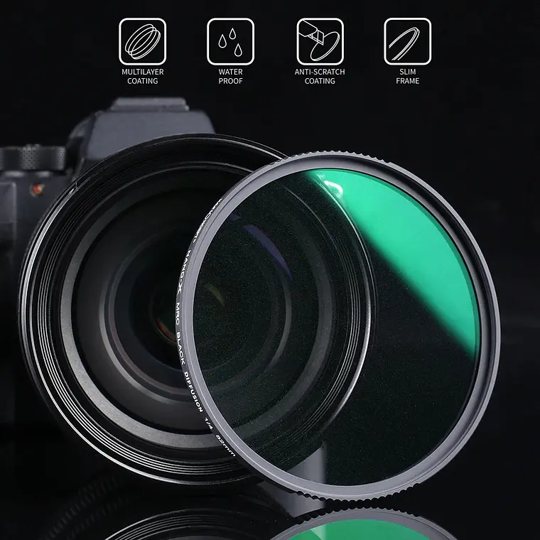 Filtro Black Mist 1/8 K&F Concept Nano-A de 77 mm 5