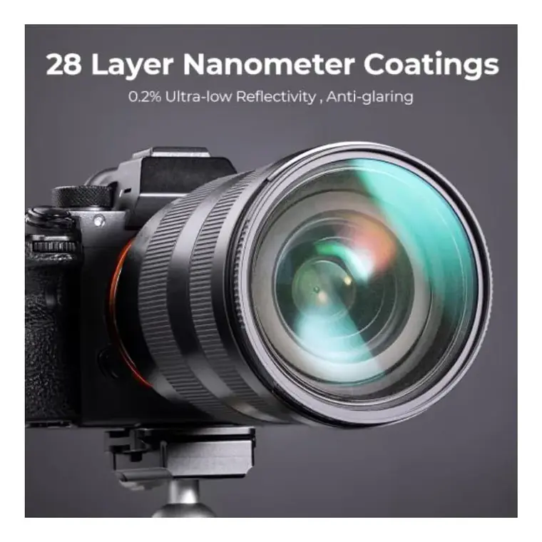 Filtro Black Mist 1/8 K&F Concept Nano-A de 72 mm 4
