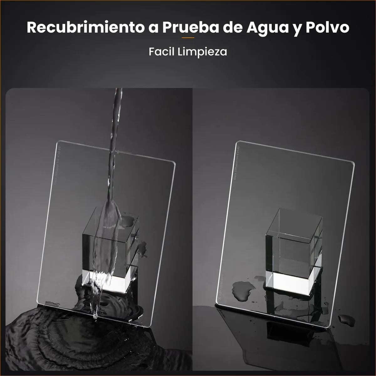 Filtro K&F Concept ND16 Para Matte Box de 4 x 5,65