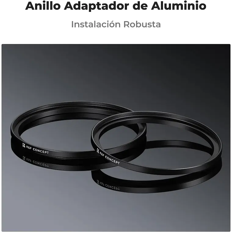 Anillo Adaptador K&F Concept Step Up 58‑67 mm (2 Unidades) 4