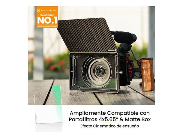 Filtro ND8 K&F Concept para Matte Box de 4x5,65"