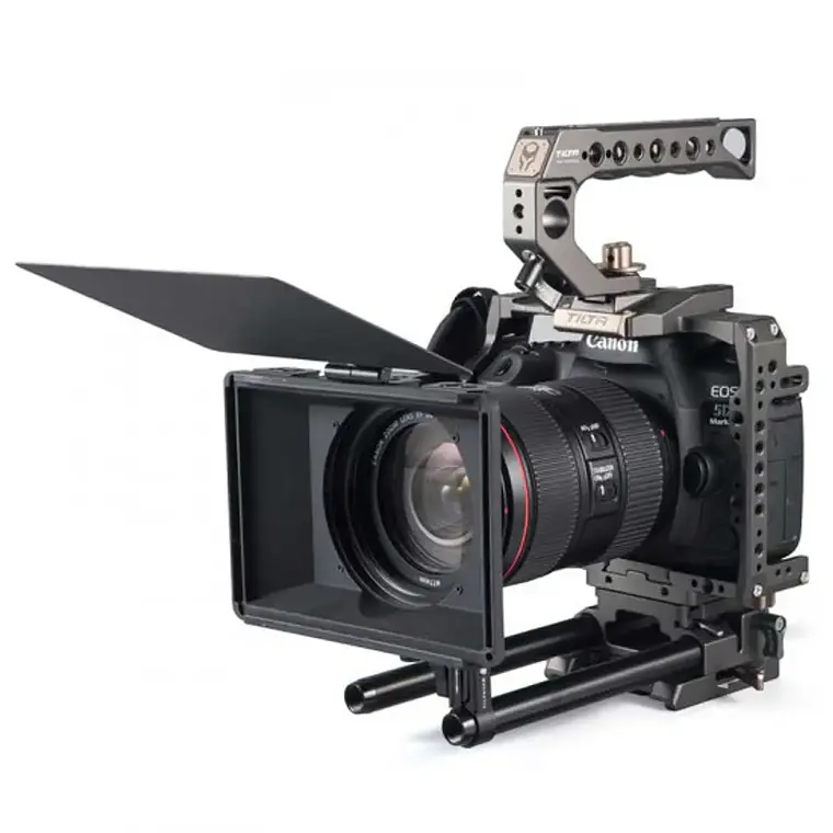 Mattebox Compacto Tilta Mini Clamp-On Matte Box - 4 X 5.65 5