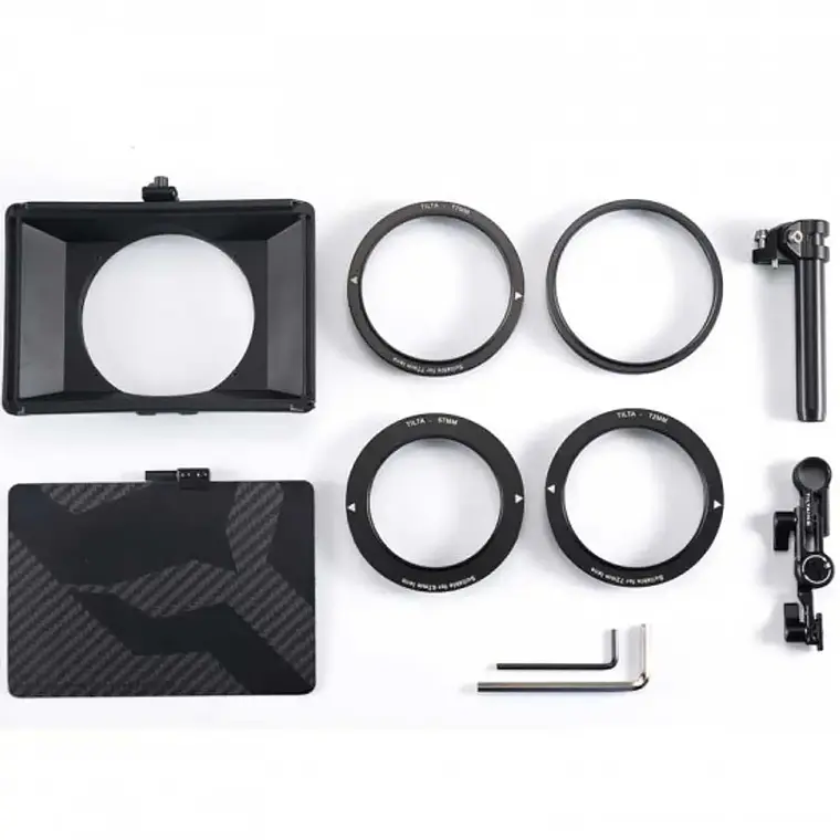 Mattebox Compacto Tilta Mini Clamp-On Matte Box - 4 X 5.65 2