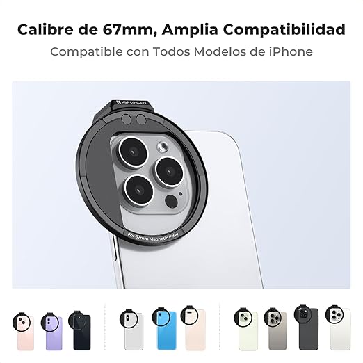 Adaptador de Filtro Magnético KyF para Smartphone de 67 mm 5