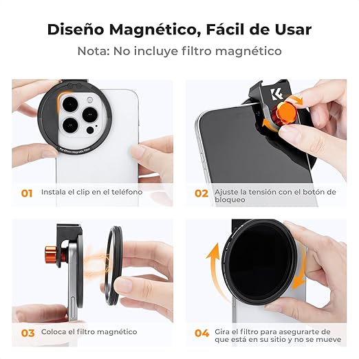Adaptador de Filtro Magnético KyF para Smartphone de 67 mm 6
