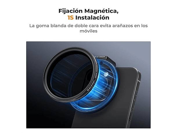 Adaptador de Filtro Magnético KyF para Smartphone de 67 mm