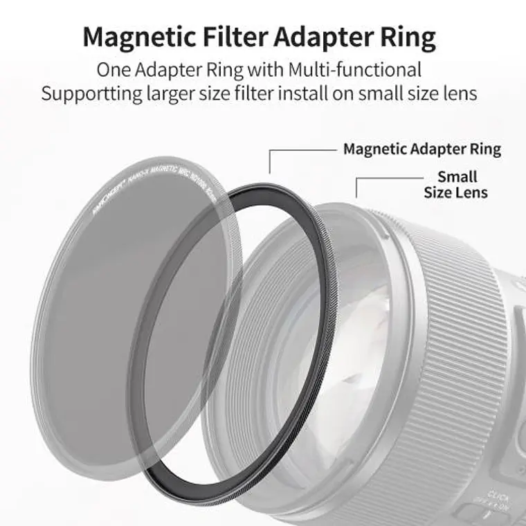 Anillo Adaptador K&F Concept Step Up 67‑82 mm (2 Unidades) 5