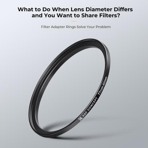 Anillos Adaptadores de Filtro K&F Concept Step Up 11 Piezas 5