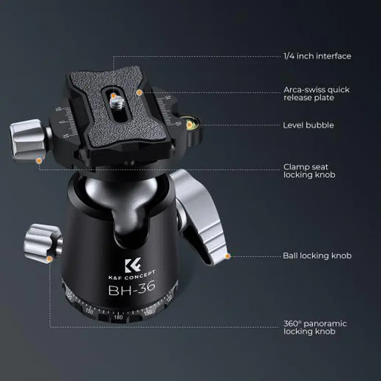 Cabezal de Bola K&F BH-36 Concept 6