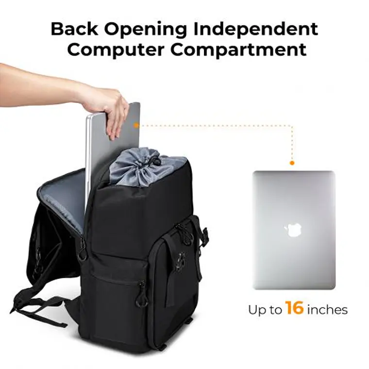 Mochila K&F Concept Beta V2 de 25 L - Negra 8