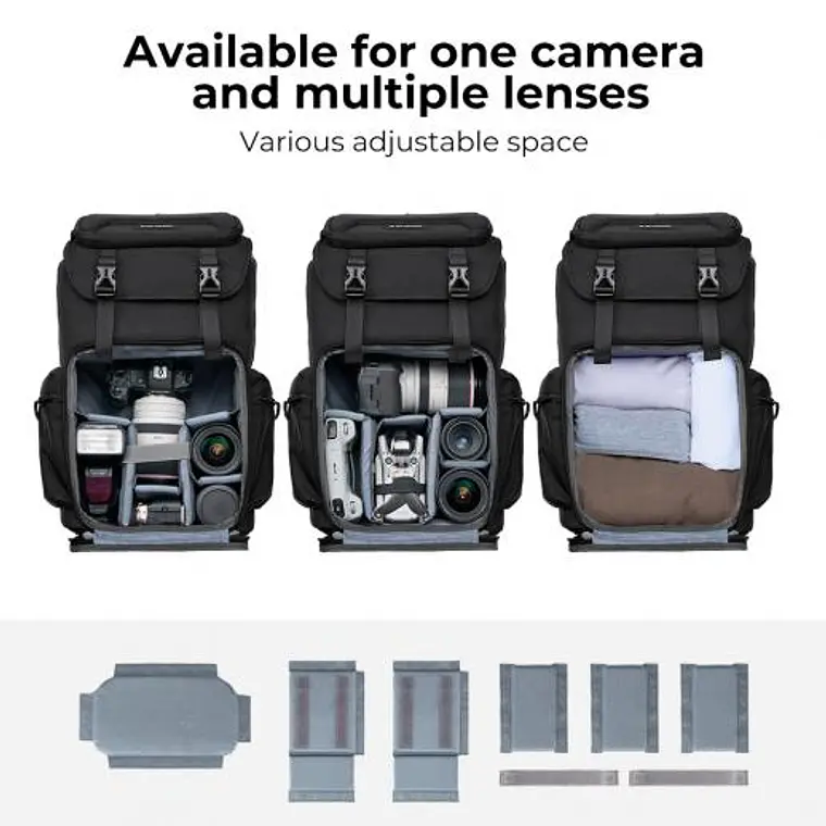Mochila K&F Concept Beta V2 de 25 L - Negra 3