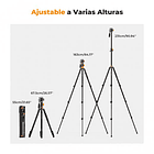 Trípode de Video K&F Concept FH03 6