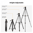 Trípode de Video K&F Concept VA3 10