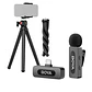 Kit Starter Micrófono Boya BY-V10 2.0 + Trípode Neewer T34 - Miniatura 1